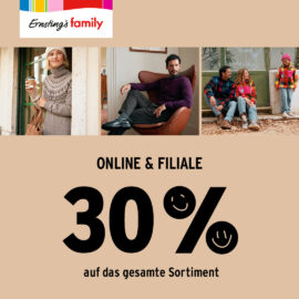 Ernsting’s family: -30% Rabatt